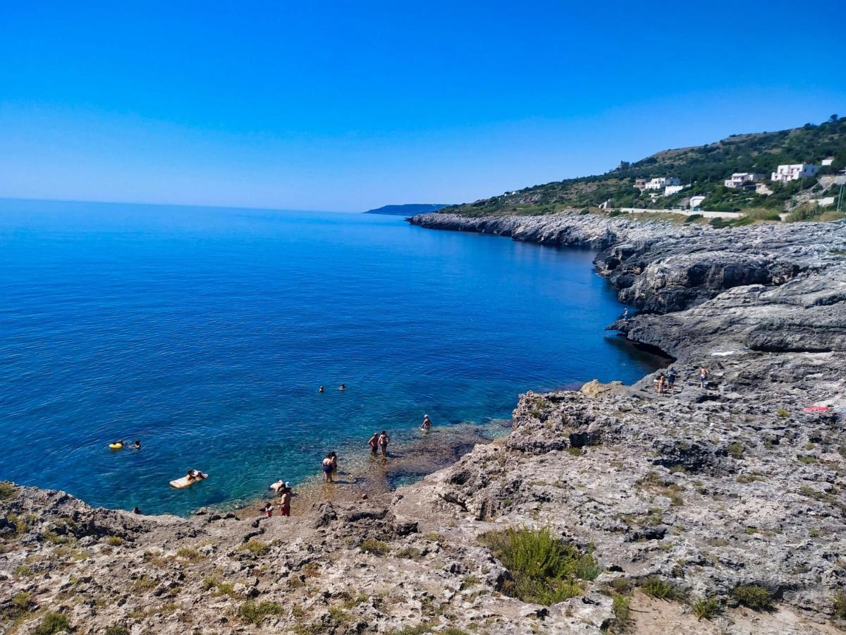 Marina Di Andrano - Alisso, Casa Vista Mare Con Parcheggio Privato E Wifi Villa Екстериор снимка